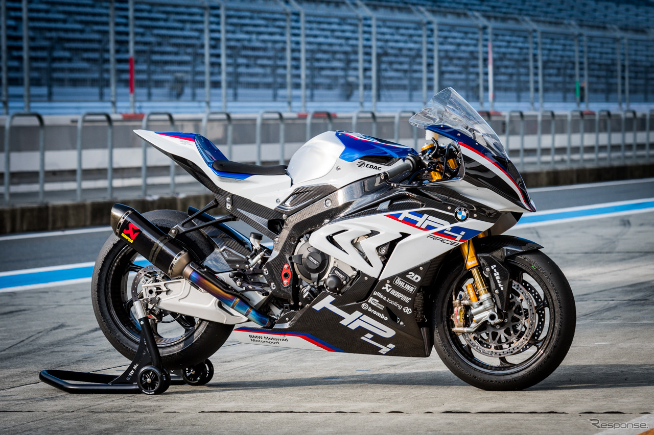 BMW HP4 RACE メディア向け技術説明会。