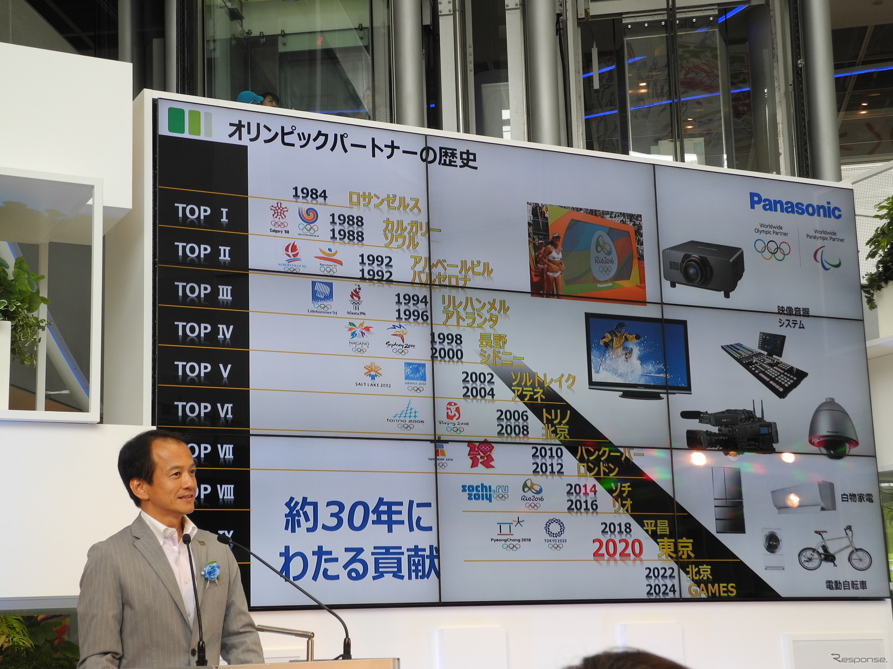 パナソニックブランドコミュニーケーション本部の西貝宏伸部長