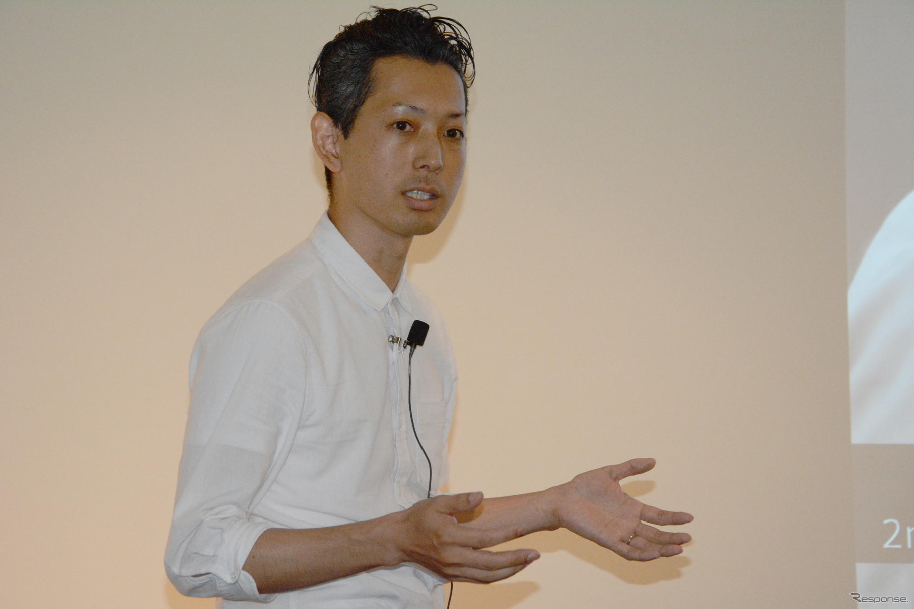 archelisをプレゼンテーションする西村氏