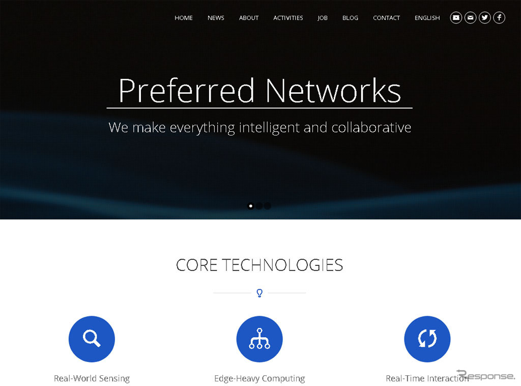 Preferred Networks（ウェブサイト）