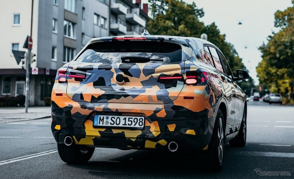 BMW X2 の開発プロトタイプ車両