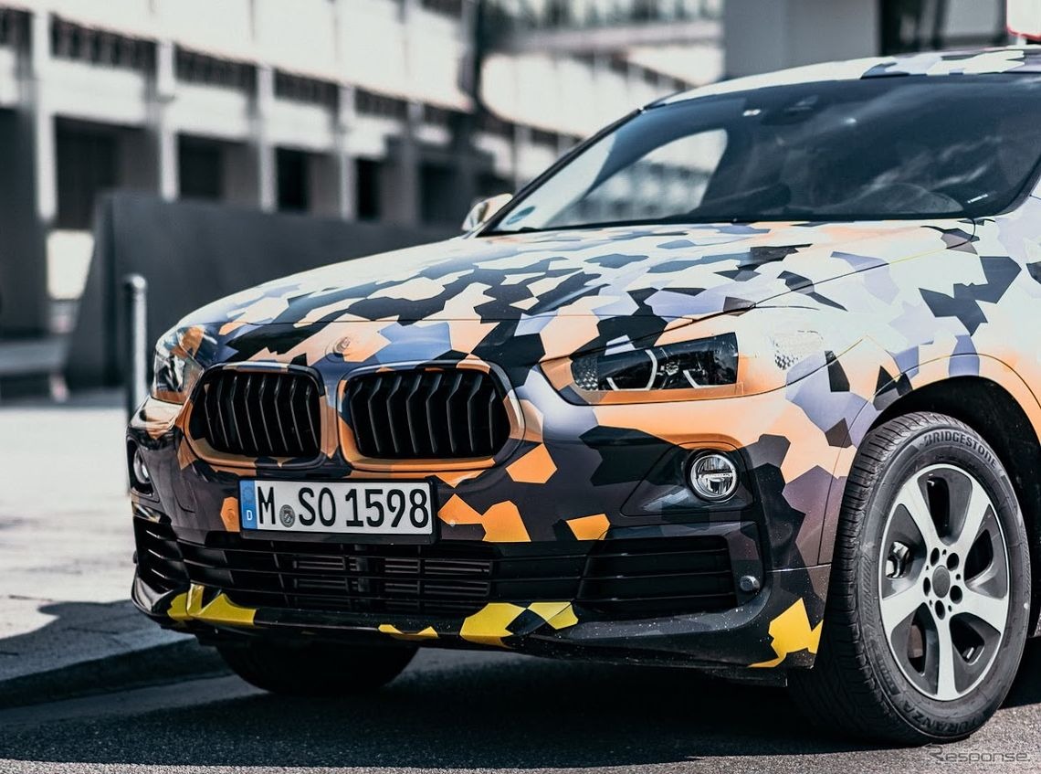 BMW X2 の開発プロトタイプ車両