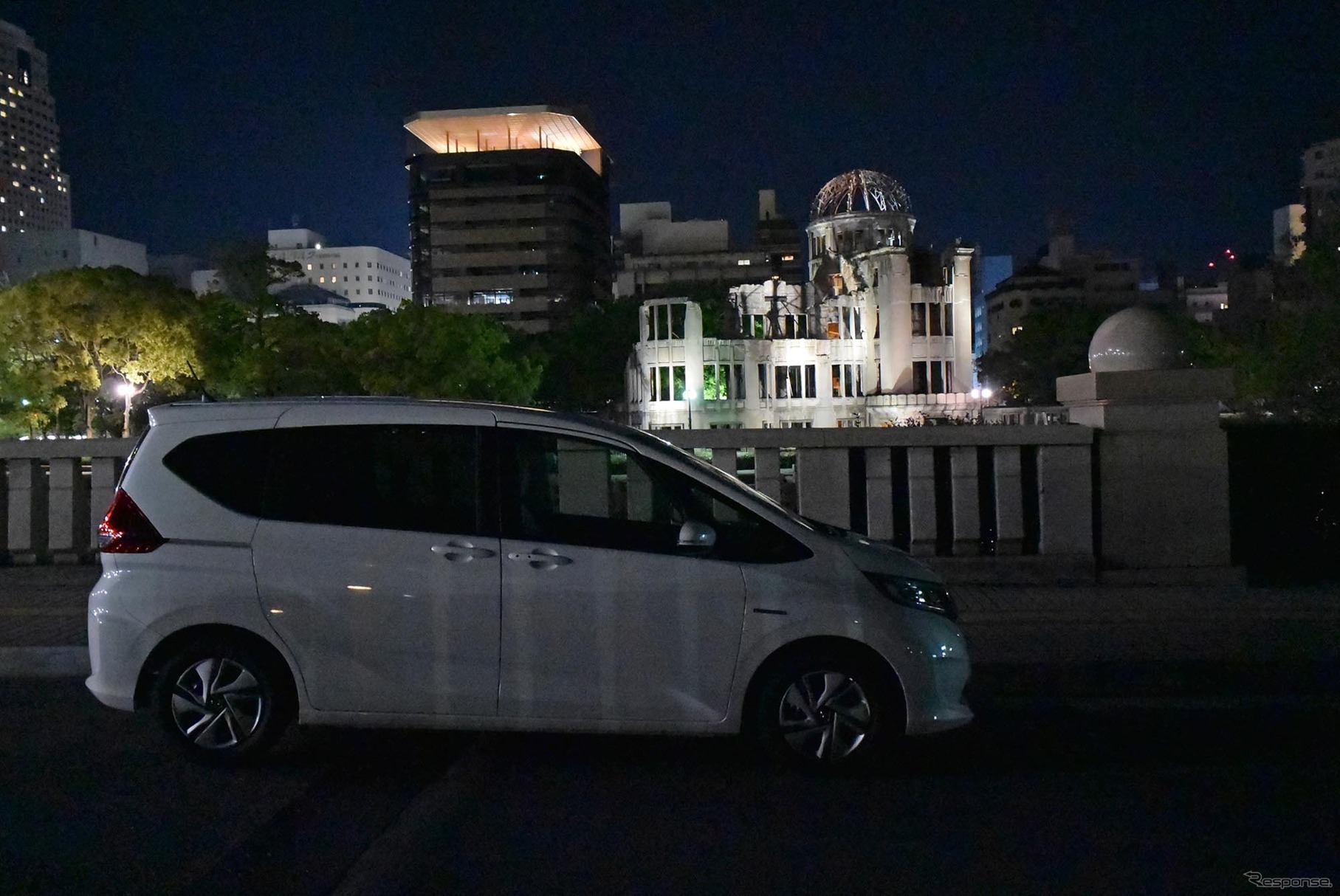 マツダのテストコースがある中国山地の三次から広島市へと抜けた。