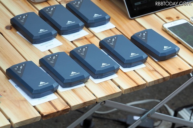 「TREK TRACK」はわずか100gの小型軽量デバイス