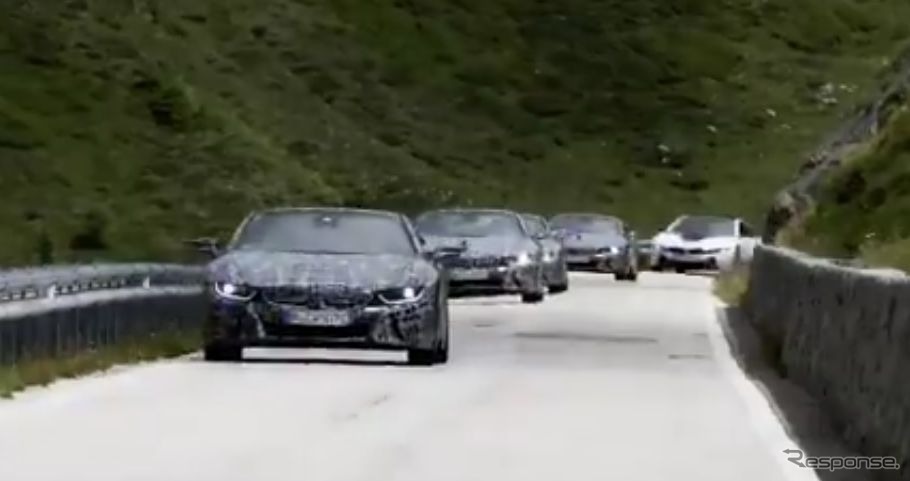 BMW i8 ロードスターのプロトタイプ
