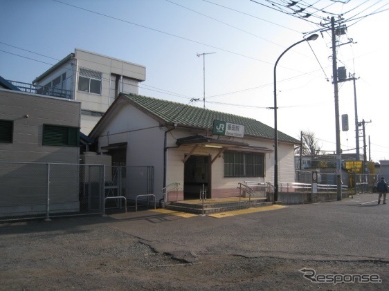 現在の駅舎は相鉄が相模線を運営していた頃に建設された。