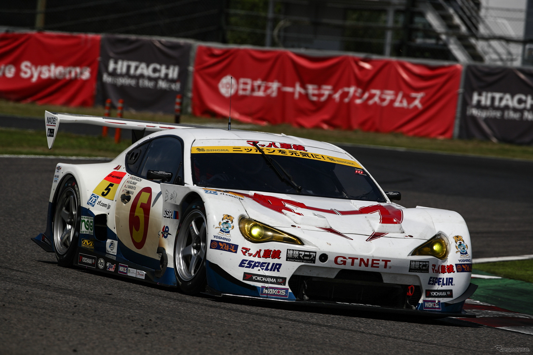 GT300クラス予選3位の#5 MACH SYAKEN MC86 GTNET。