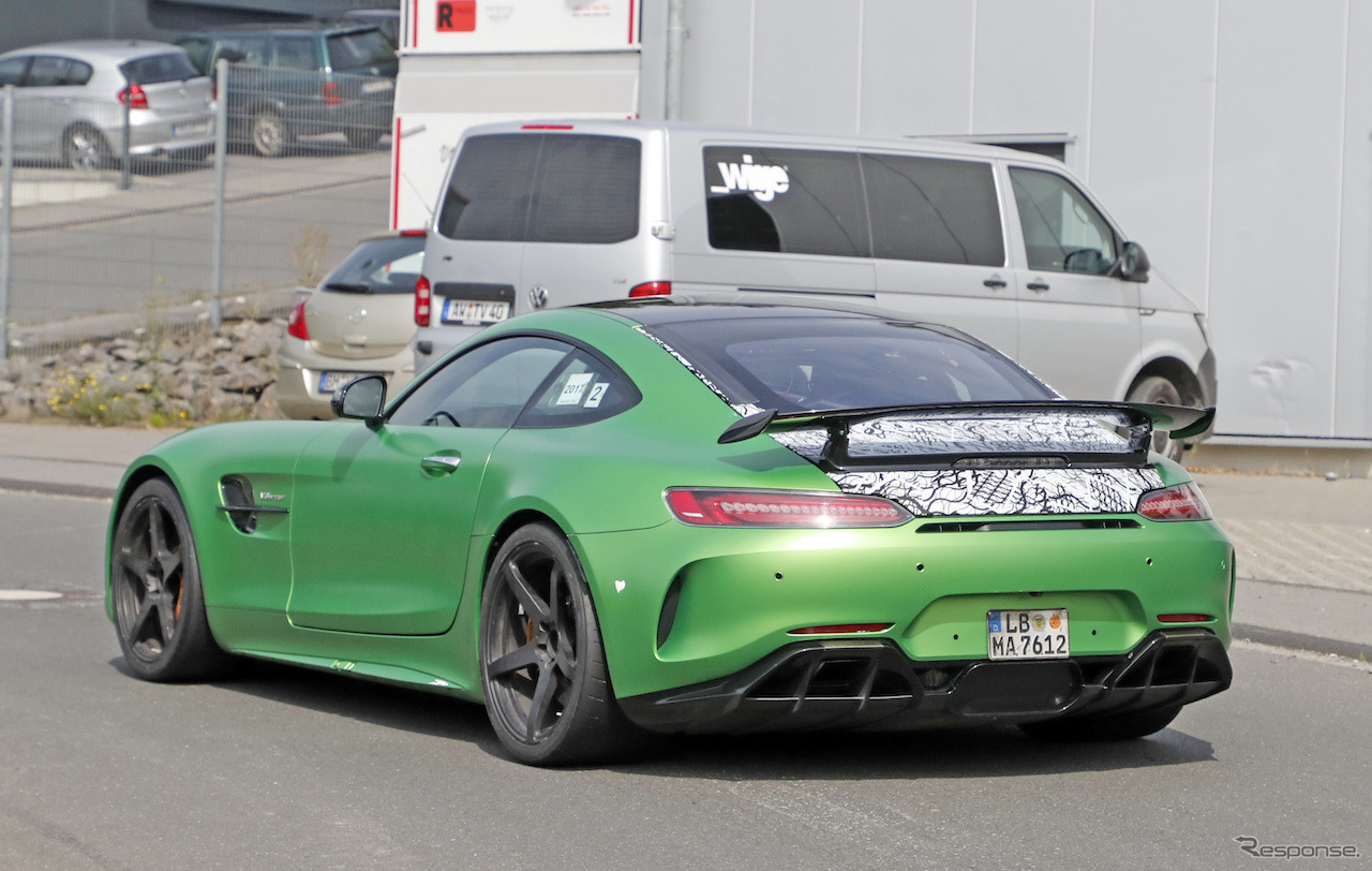 メルセデス AMG GT ブラックシリーズ スクープ写真