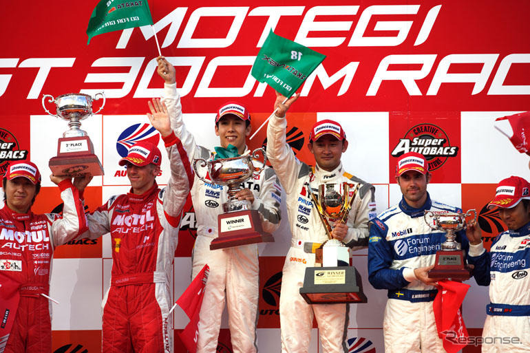 【SUPER GT 第7戦】TAKATA童夢NSXがポールtoウィンで初優勝