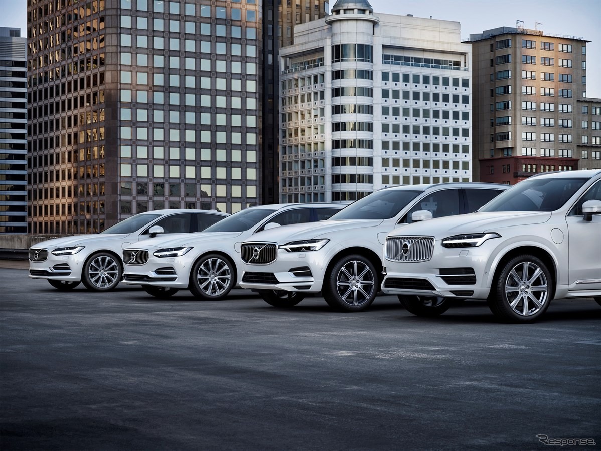 ボルボS90、V90、XC60、XC90のプラグインハイブリッド車、T8