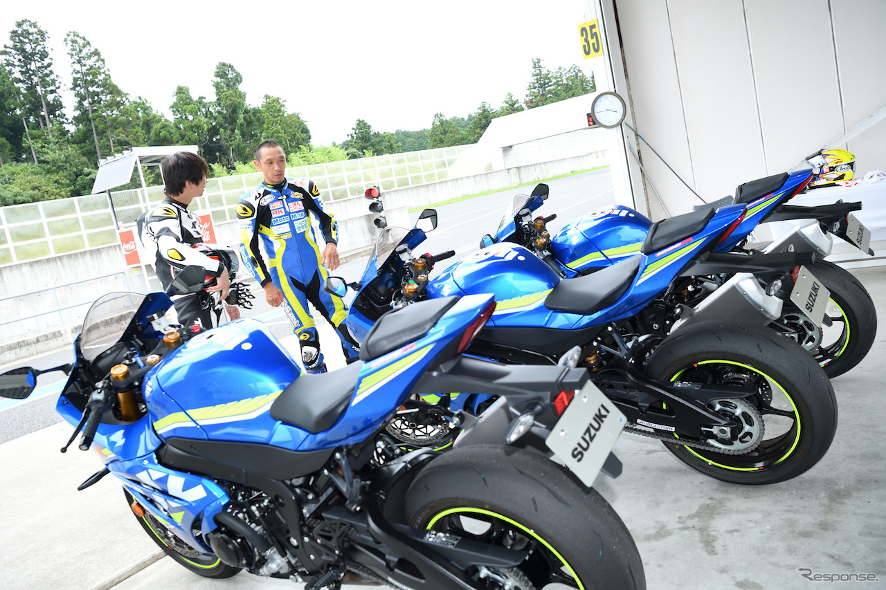 スズキMotoGPマシン・テストライダー青木宣篤選手