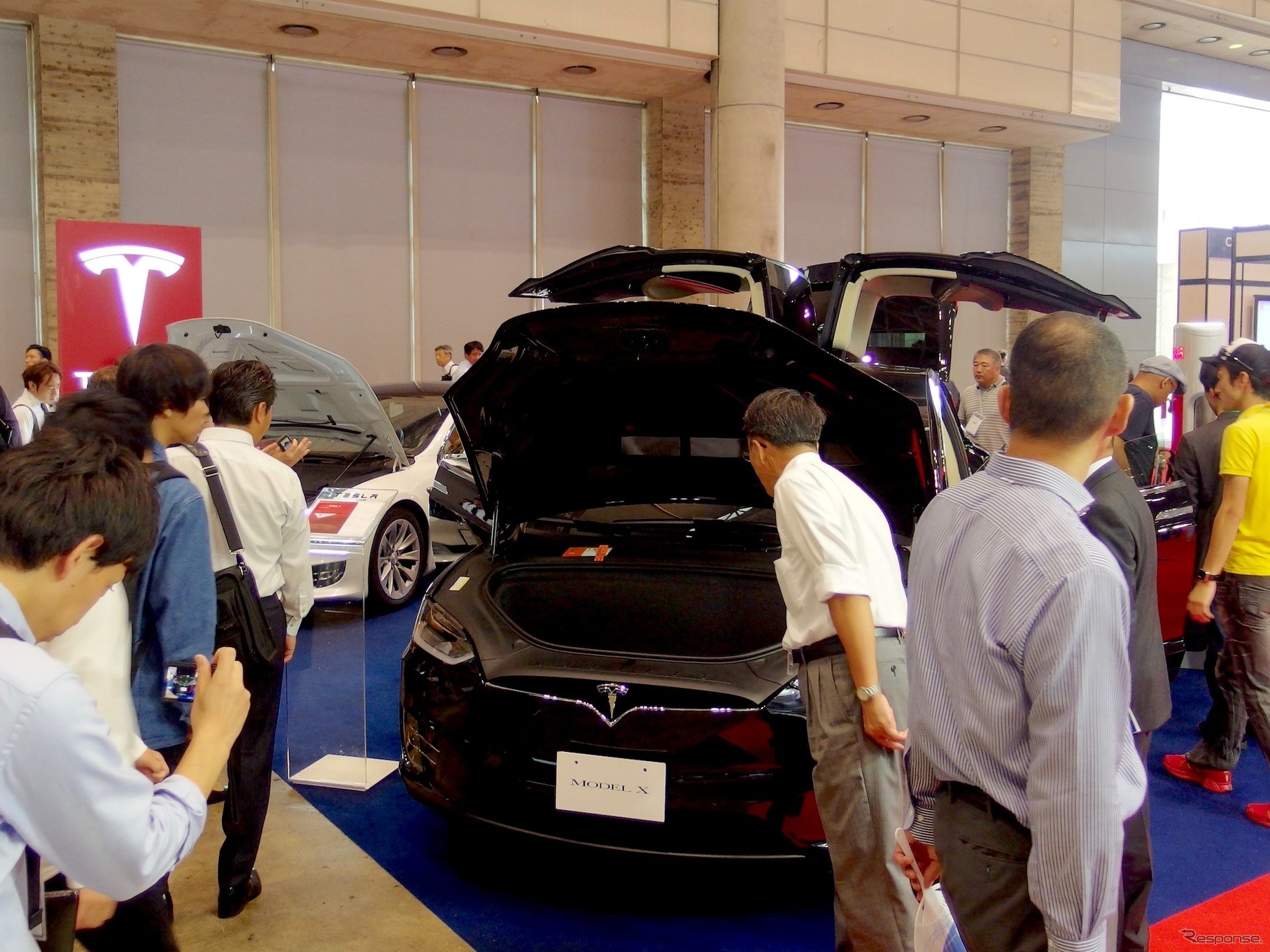 CEATEC 2017に出展したテスラ。