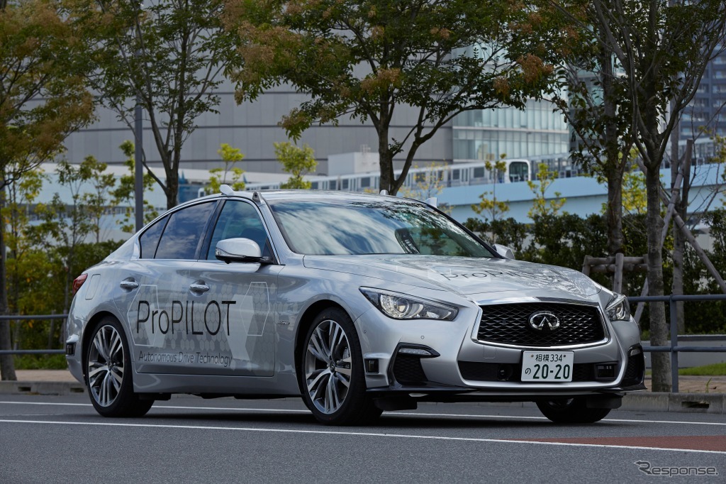 日産 自動運転実験車両