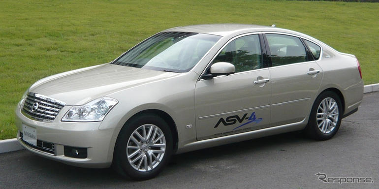 日産、先進安全自動車 ASV-4 発表…車両間通信