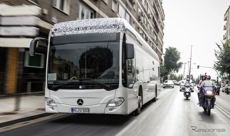 メルセデスベンツ・シターロEVのプロトタイプ車