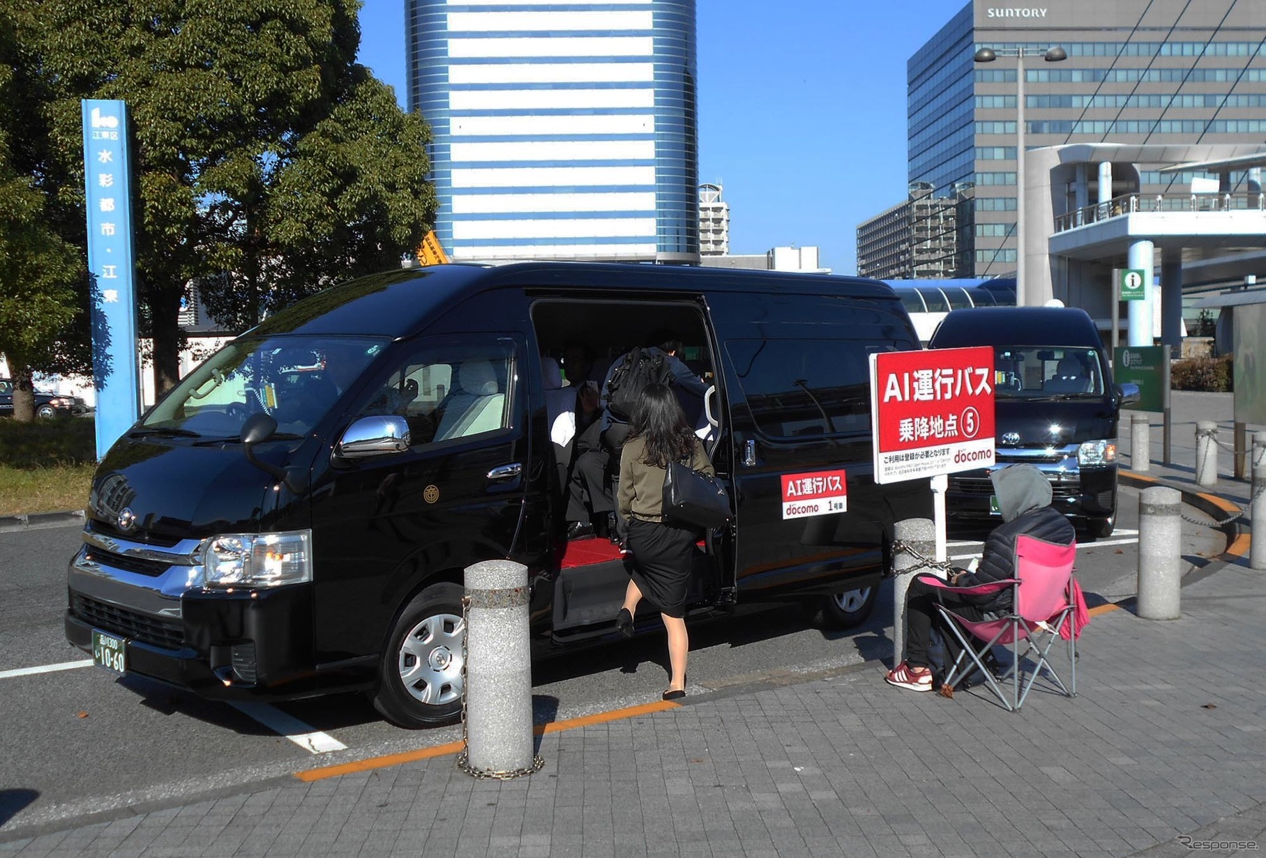 ドコモによるAI運行バス（docomo R&D Open House 2017 in TOKYO）