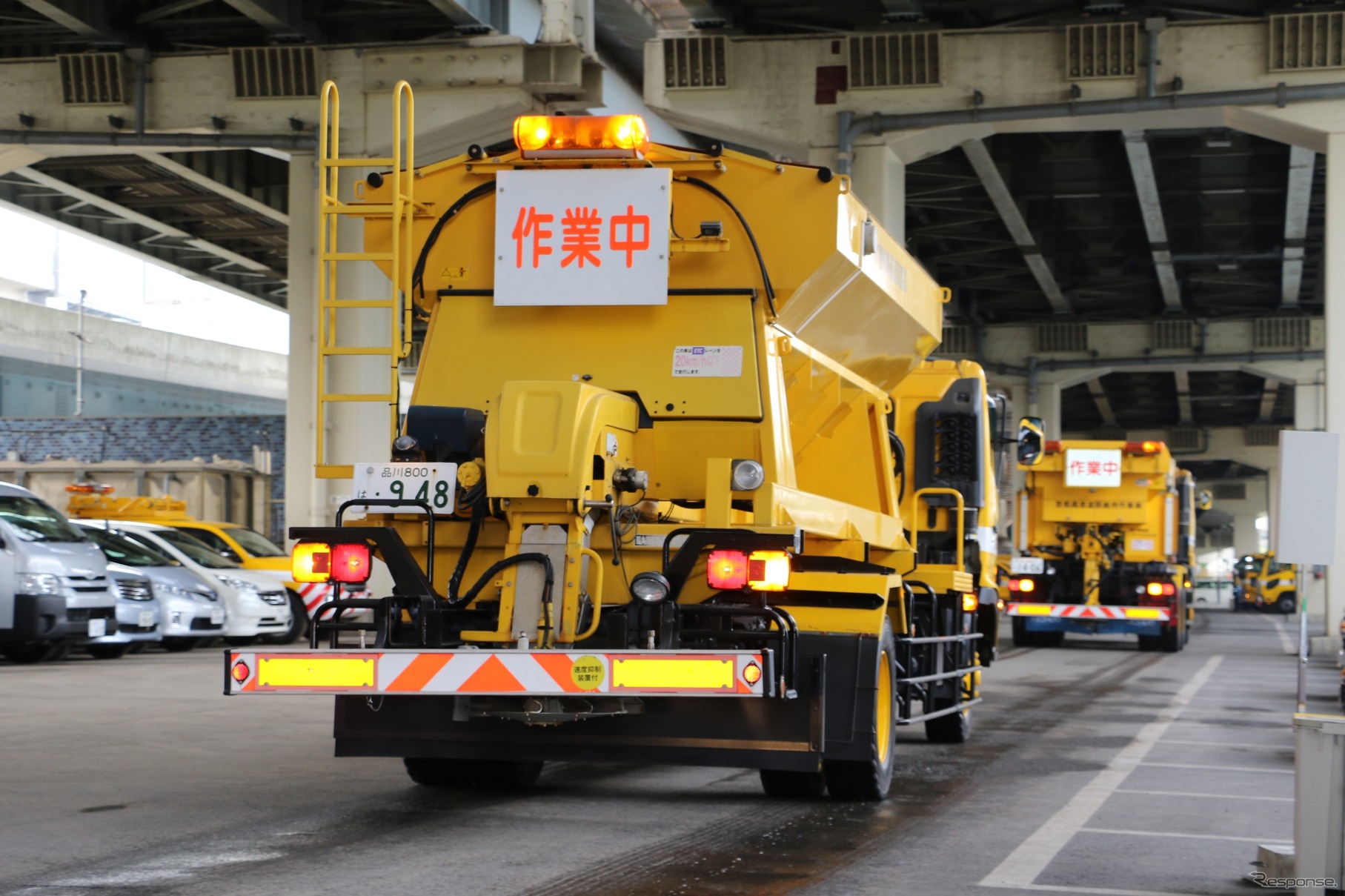 塩化ナトリウム散布車