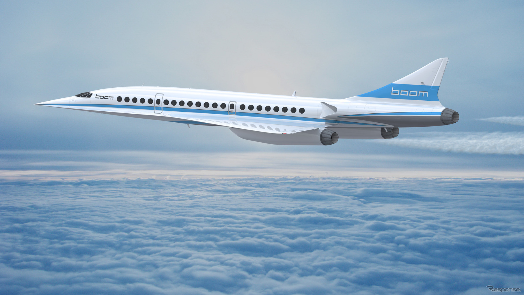 BOOM TECHNOLOGYが開発している超音速旅客機