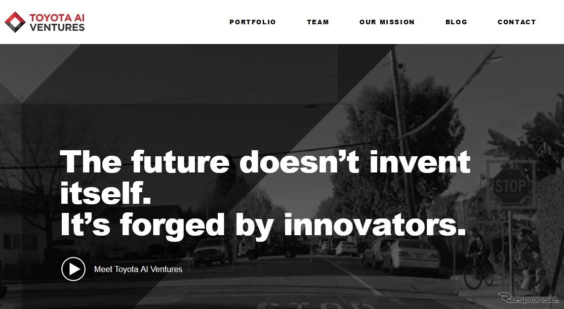 トヨタ AIベンチャーズの公式サイト