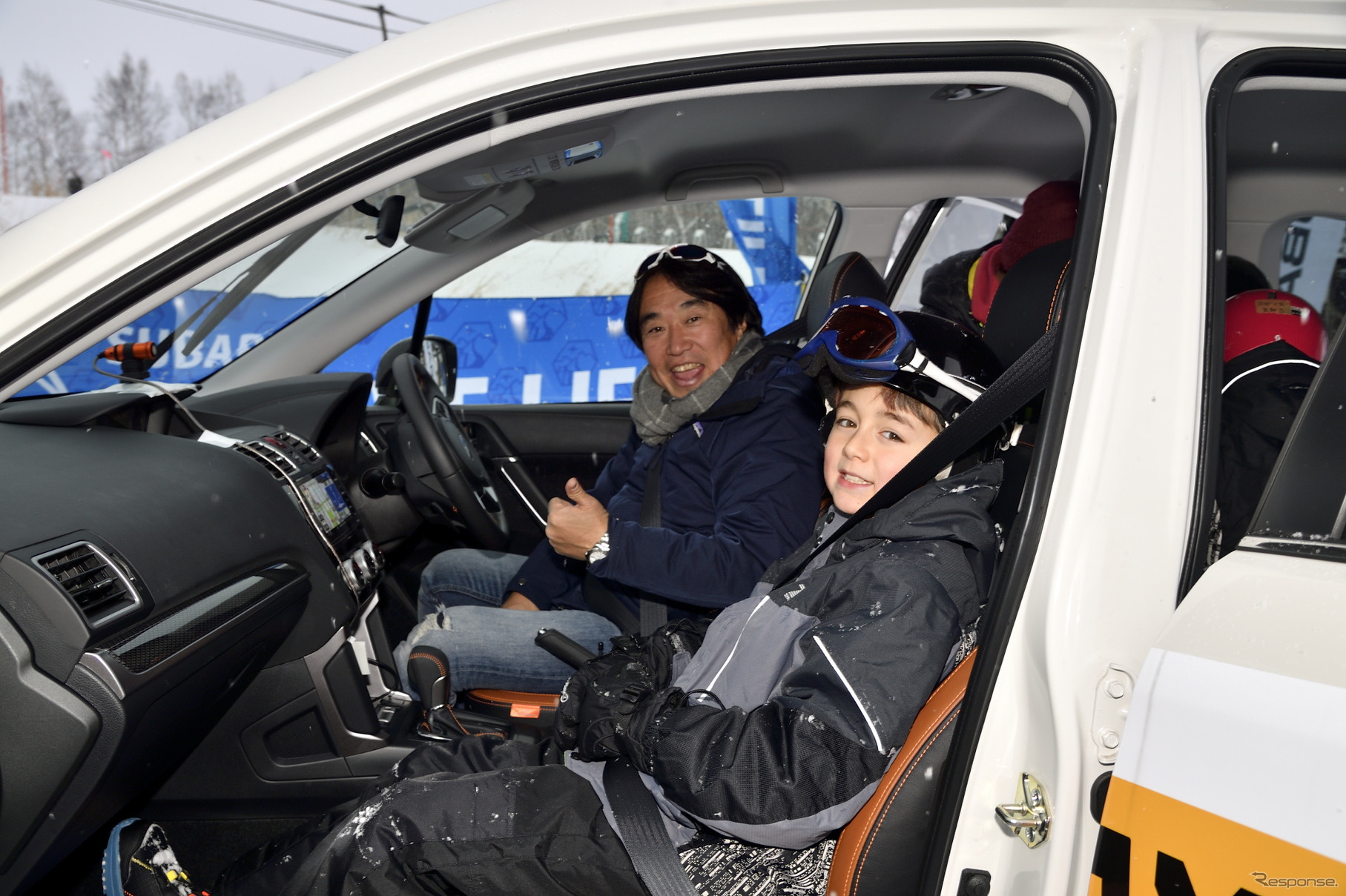 スバル ゲレンデタクシー2018 　新井敏弘選手