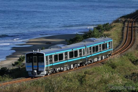 八戸線は、基本的に全列車がキハE130系500番台に置き換えられる。