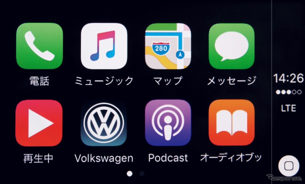 VW e-ゴルフ コネクティビティ機能“App-Connect