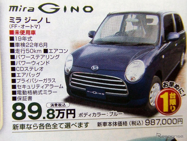 【明日の値引き情報】このプライスで軽自動車を購入できる!!　続