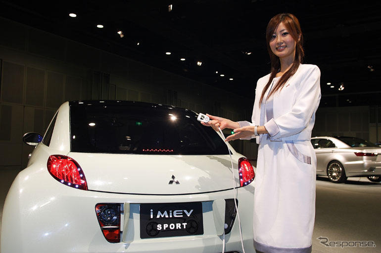 【東京モーターショー07】三菱 i MiEV SPORT…未来感を強調