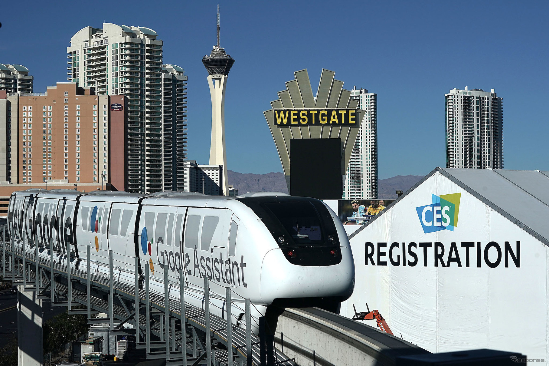 CES 2018会場　(c) Getty Images