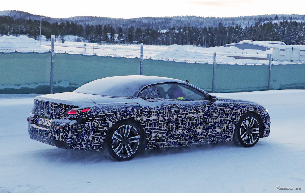 BMW 8シリーズカブリオレ Mパフォーマンス スクープ写真