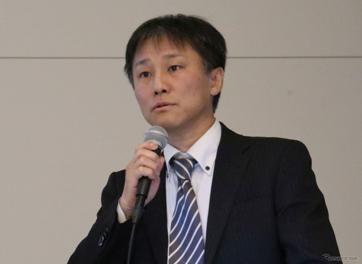 JASPAR 次世代高速LAN WG主査後藤英樹氏（トヨタ自動車）