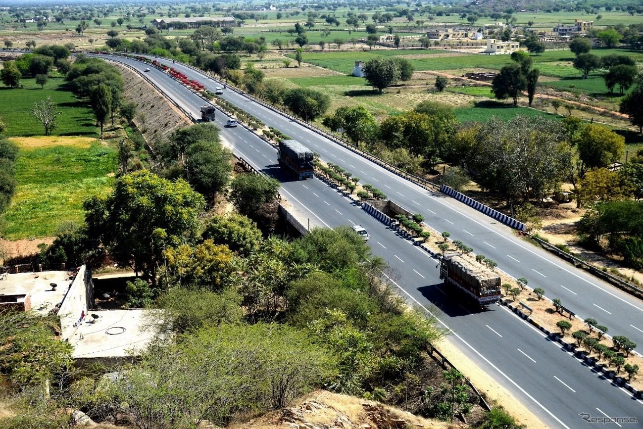 東日本高速が技術アドバイザリー事業を行うインドの有料道路「Jaipur Mahua Tollways」