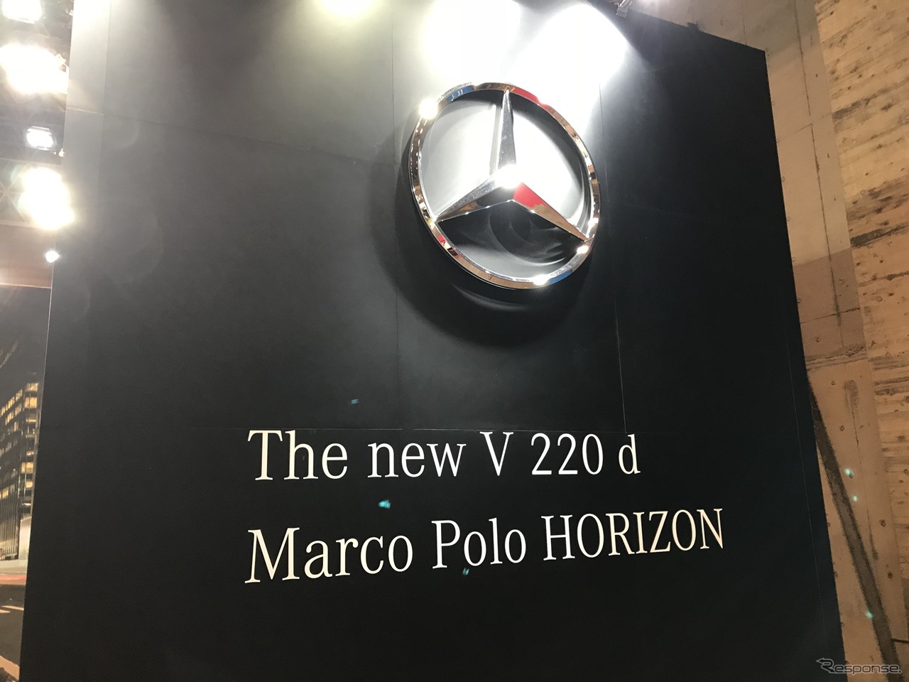 ようやく日本に上陸したマルコポーロ!!MercedesBenzV220dに 「MarcoPoloHORIZON」追加。ジャパンキャンピングカーショー2018でお披露目!!