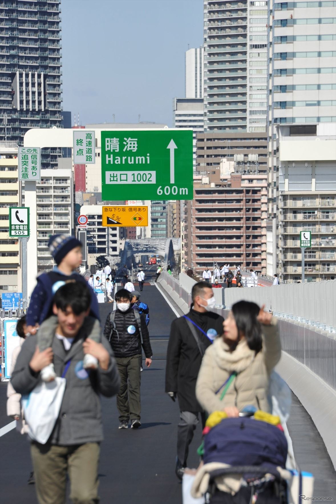 開通前記念イベント「晴美線スカイウォーク」で東京の湾岸風景を楽しむ（18日・江東区/中央区