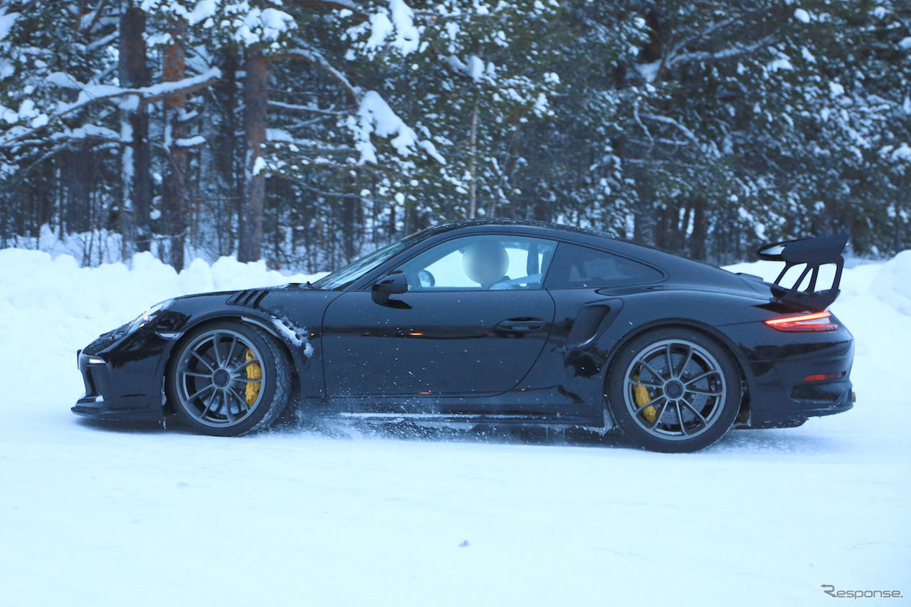 ポルシェ 911GT3 RS 新型スクープ写真