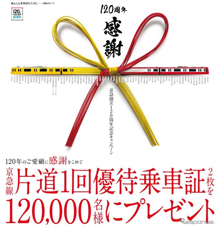 当日は京急グループ特別優待割引券も配布する。