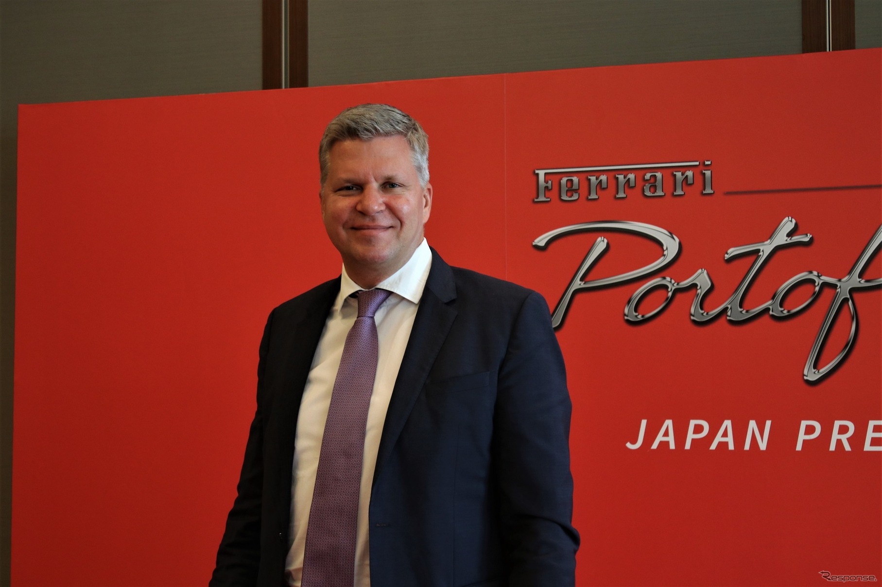 フェラーリ極東中東エリア統括CEOのディーター・クネヒテル氏