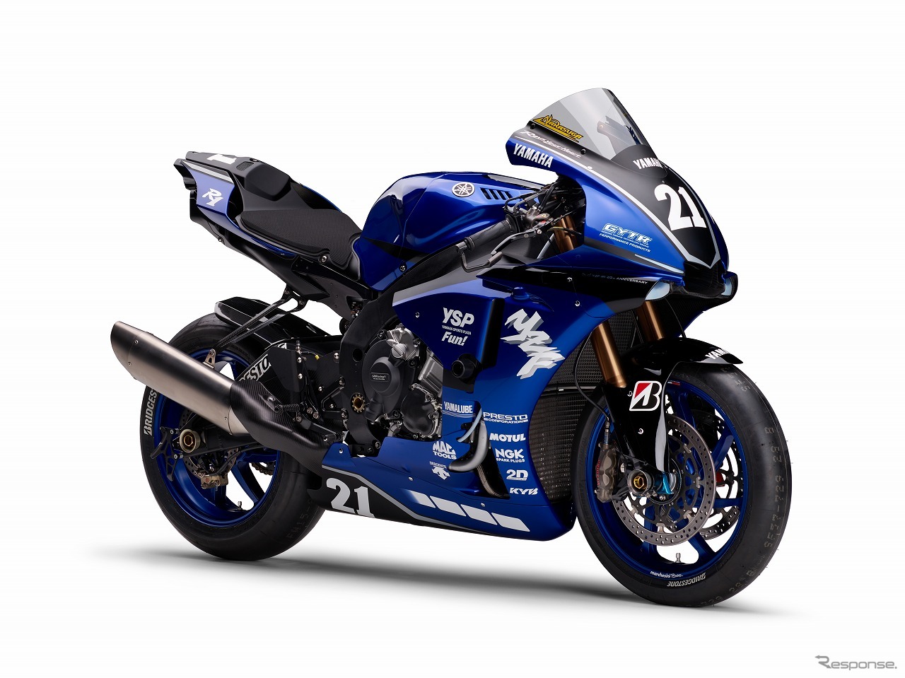 20周年カラーを採用したYZF-R1