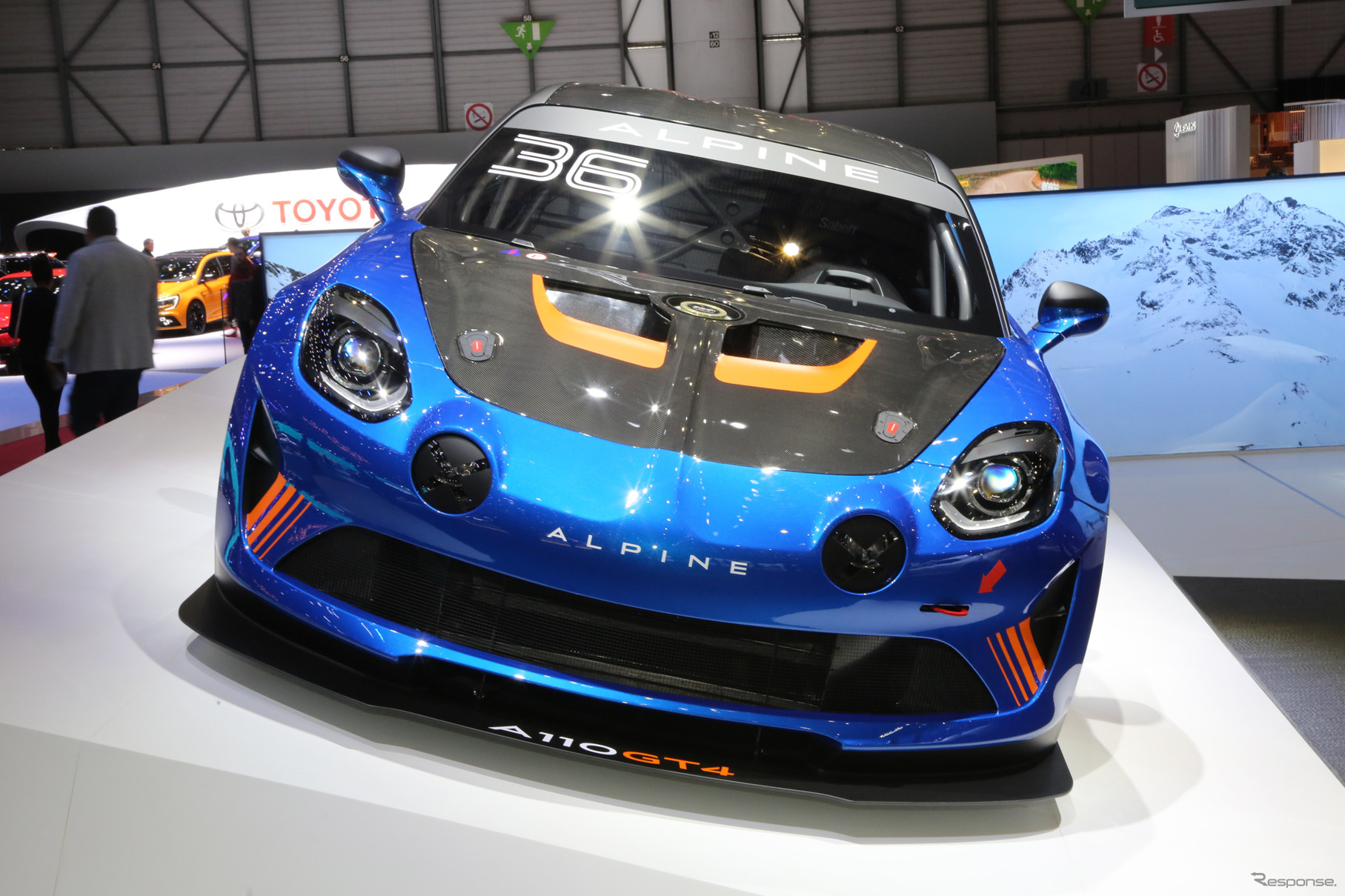 新型アルピーヌA110  GT4（ジュネーブモーターショー2018）