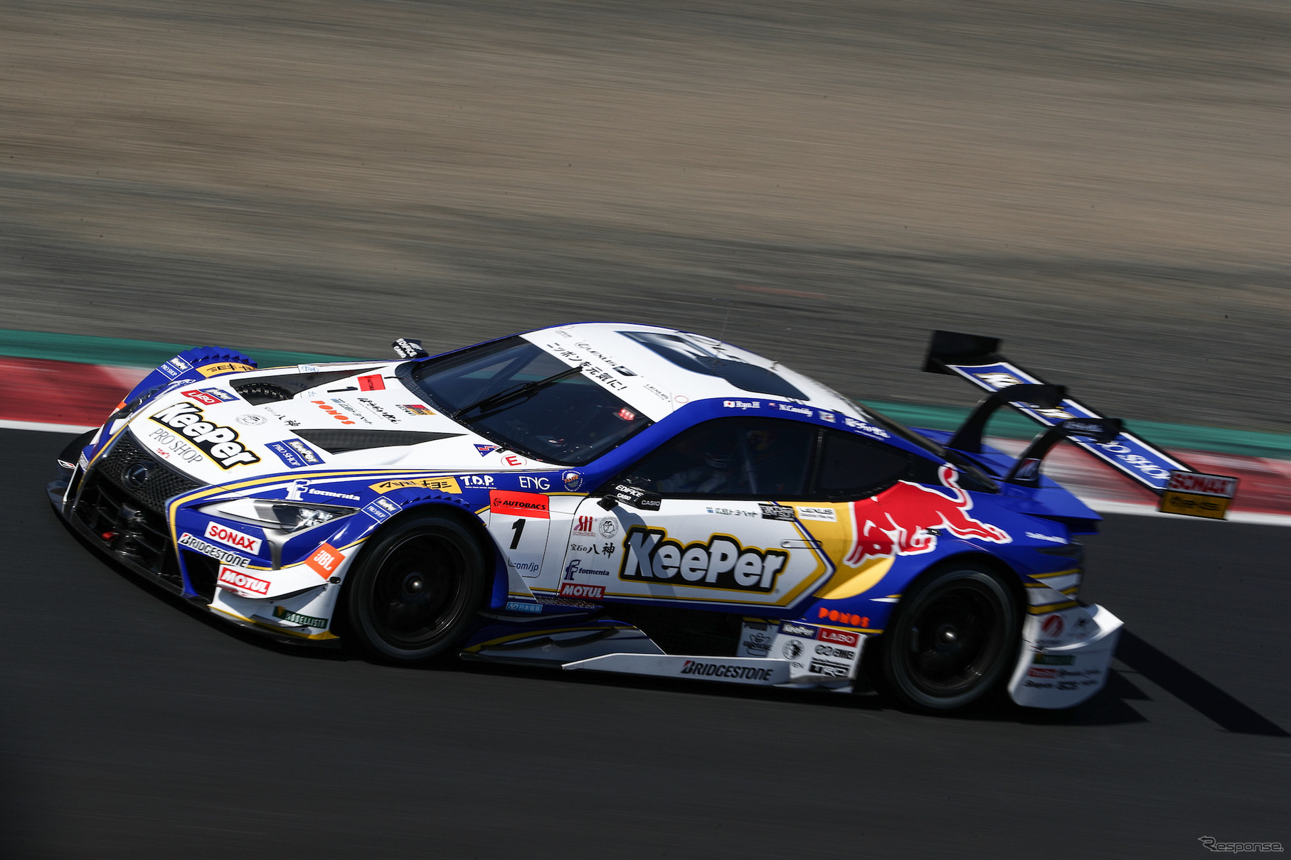 GT500クラス初日8位タイムの#1 レクサスLC500。