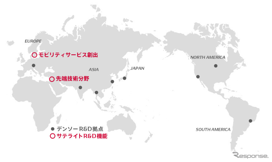 デンソーのR＆D拠点