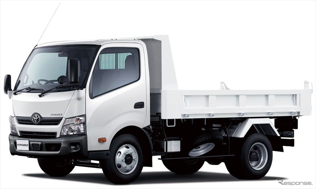 トヨエース TECS建設用ダンプ ワイドキャブ・11尺デッキ・高床・4トン積・2WD