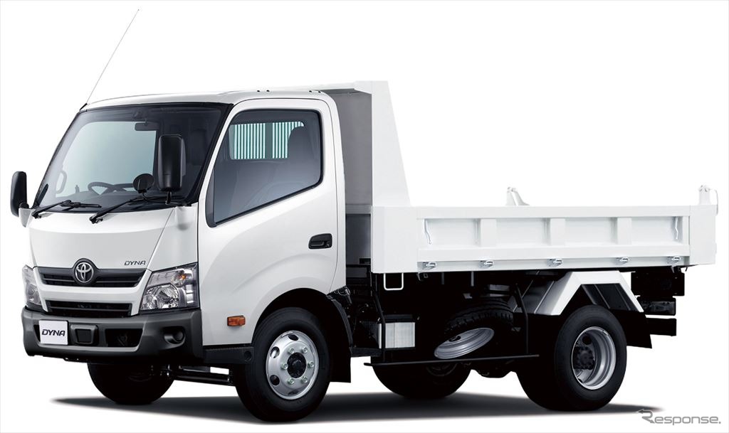 トヨタ ダイナ TECS建設用ダンプ ワイドキャブ・11尺デッキ・高床・4トン積・2WD