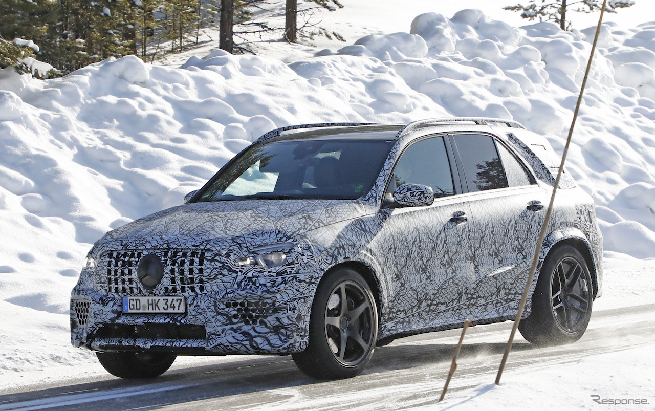 メルセデス AMG GLE63 スクープ写真