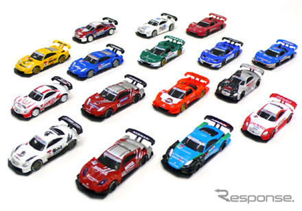 【SUPER GT】缶コーヒー2本で限定ミニカーもらえる！　27日よりローソンで