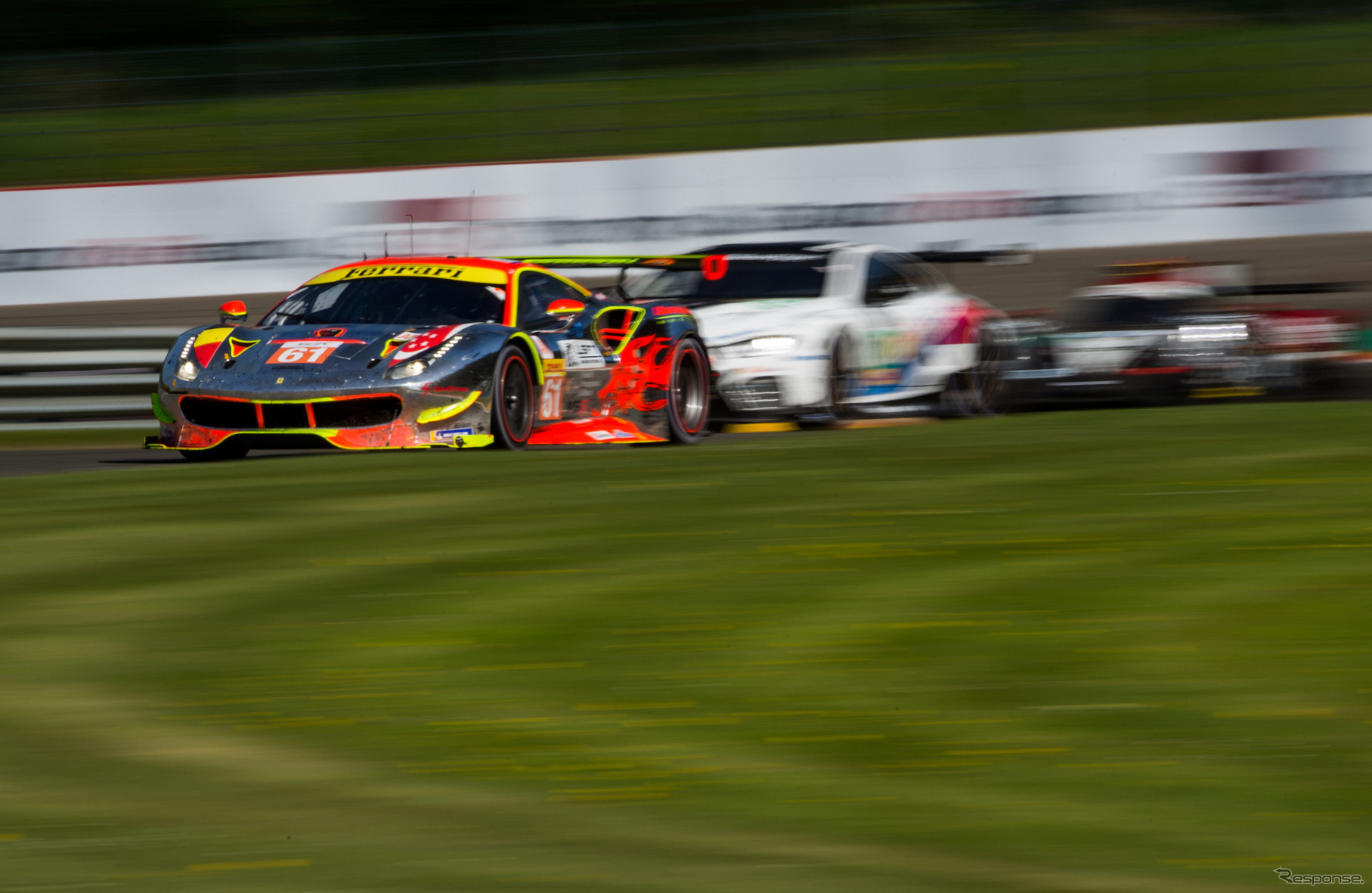 LMGTE-Amクラス3位、澤圭太らの#61 フェラーリ。