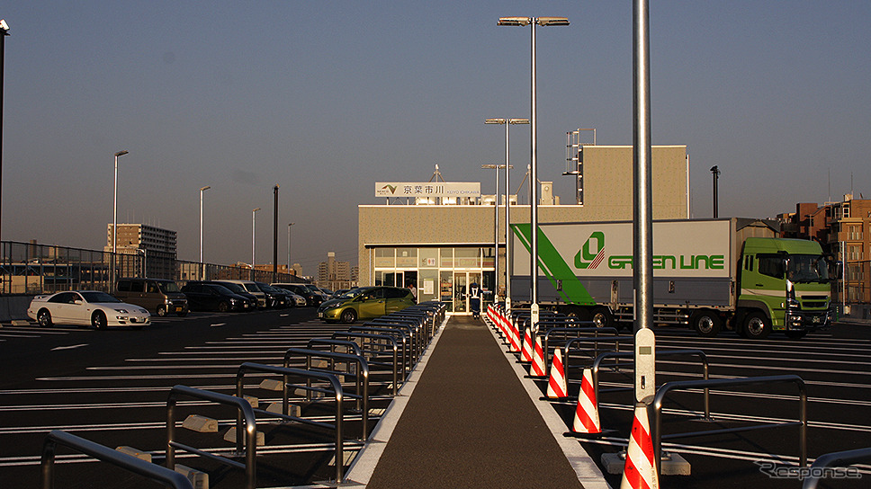 京葉道路 京葉市川パーキングエリア（下り線）