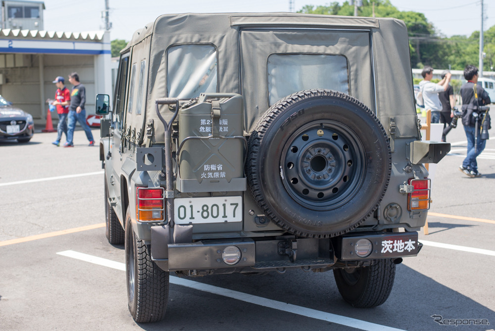 筑波サーキット・カーフェスティバル2018で自衛隊がブース出展（2018年5月5日）