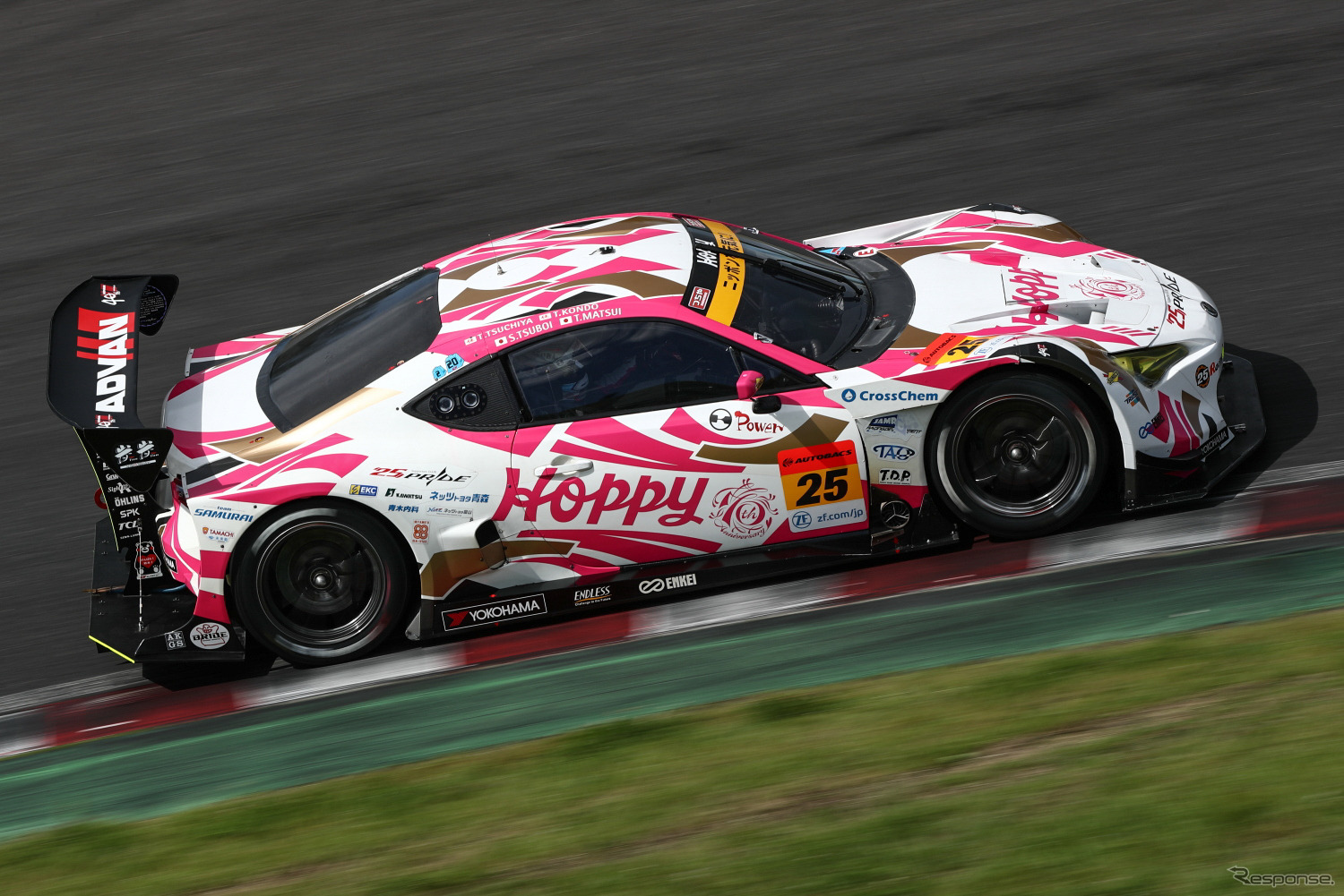 GT300予選2位の#25 HOPPY 86 MC。