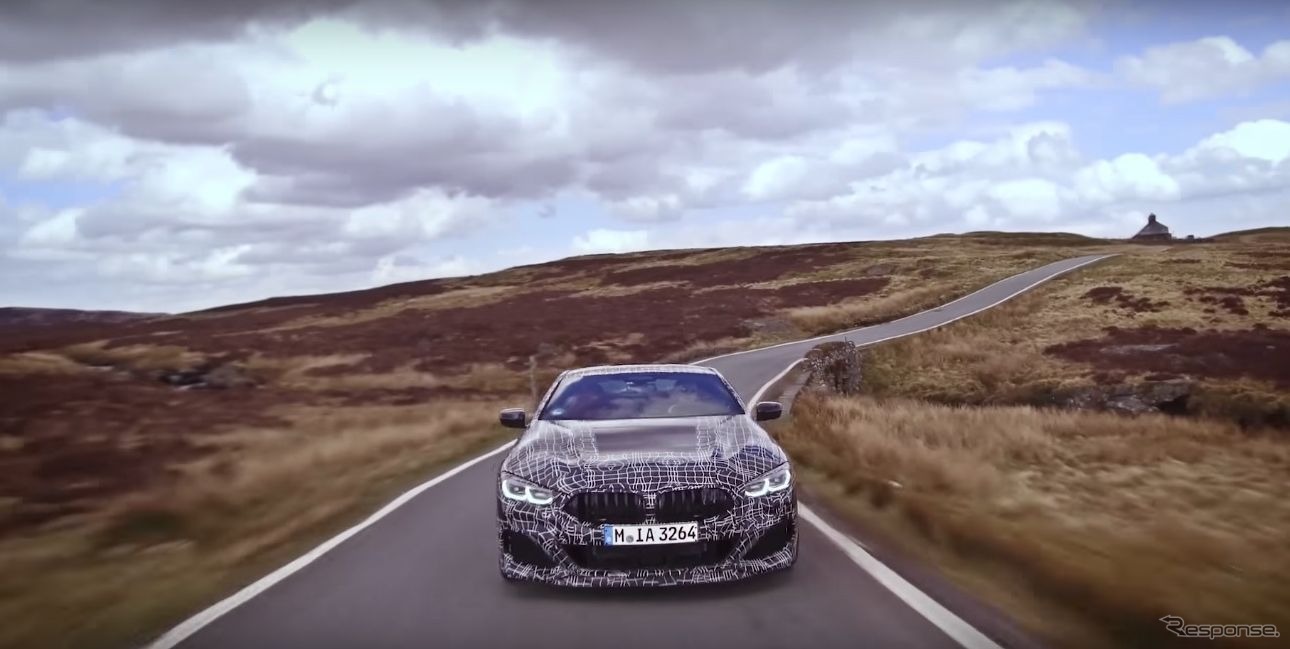 BMW 8シリーズクーペ 新型のティザーイメージ